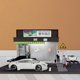 thumbnail image 2 of 1/64 simulación escena callejera telón de fondo colección calle esquina tienda para personajes coches muñecas Diorama accesorio, 2 of 9