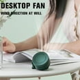 thumbnail image 3 of Portable Silent Mini Bladeless Electric Fan,Mini Waist Clip Fan,Adjustable 3-Speed Suspended Waist Fans,Suitable for Outdoor and Travel Office (White Green), 3 of 10