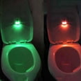 thumbnail image 5 of Vacemry Under $5 Motion Sensing Toilet Light, 8 Color Changing LED Night Lamp, Auto On/Off Bathroom Bowl Light, Battery Operated for Elderly Kids Adults, Easy Installation No Tools, 5 of 5
