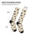 thumbnail image 4 of Sikiie Pug Dog Face 1 Pairs Compression Socks for Men and Women 15-20 mmHg Running Support Socks, 4 of 7