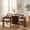 Walnut, variant on Christopher Knight Home Modern Dining Set for 4, Round Table with Upholstered Chairs, Black
