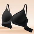 thumbnail image 4 of Fatuov Wireless Bra for Women Breathable Fabric Solid Color Bra Full Coverage Push Up Everyday Bralette 38A, 4 of 4