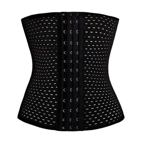 Homeholiday Women Fat Burning Shapewear Belly Control Elastic Spandex Corset Waist Training Body Shaper Wrap