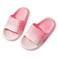 thumbnail image 3 of REgarm Toddler Slides Boys Girls Flip Flops Slip On Beach Sandals for Boys Girls Youth Pool Shower Shoes EVA Summer Cloud Slides Slippers Pink,2.5(Toddler/Little Kid/Big Kid), 3 of 6