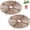 brown M, variant on 2 Pack Plant Pot Cover Soil Guard for Cat Digging Stopper, Cuttable Grid Flower Cover Soil Pot Protector, Plant Grid Pots Covers for Indoor Outdoor Houseplants