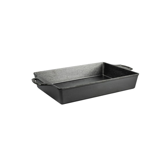 Lodge 9 x 13 Inch Seasoned Cast Iron Casserole, Lodge Bakeware Casserole
