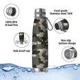 thumbnail image 4 of 29oz Insulated Water Bottle with Tea Infuser, Stainless Steel Travel Mug, Camouflage Print, 4 of 6