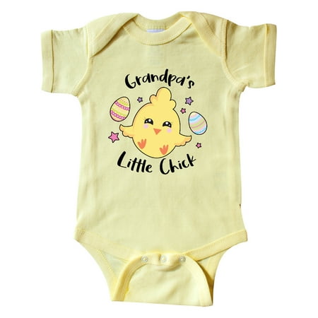 

Inktastic Happy Easter Grandpa s Little Chick Gift Baby Girl Bodysuit