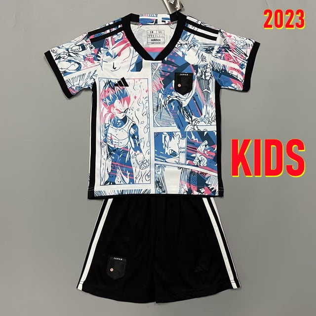 Conjunto De Fútbol Ropa Infantil Japón 2023 Selección Nacional Dibujos Animados DRAGON BALL Niño Uniforme