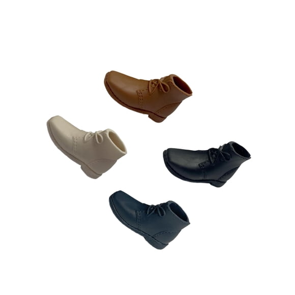 serony 4 Pcs Chaussures 1:6 Modèle Miniature B 12 Po pour Accessoire Figurines d'Action Masculines Style B