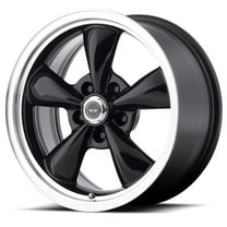American Racing Torq Thurst M, Machined Lip 16x7 Wheel with 5x110 Bolt Pattern - Gloss Black Wheel Rim
