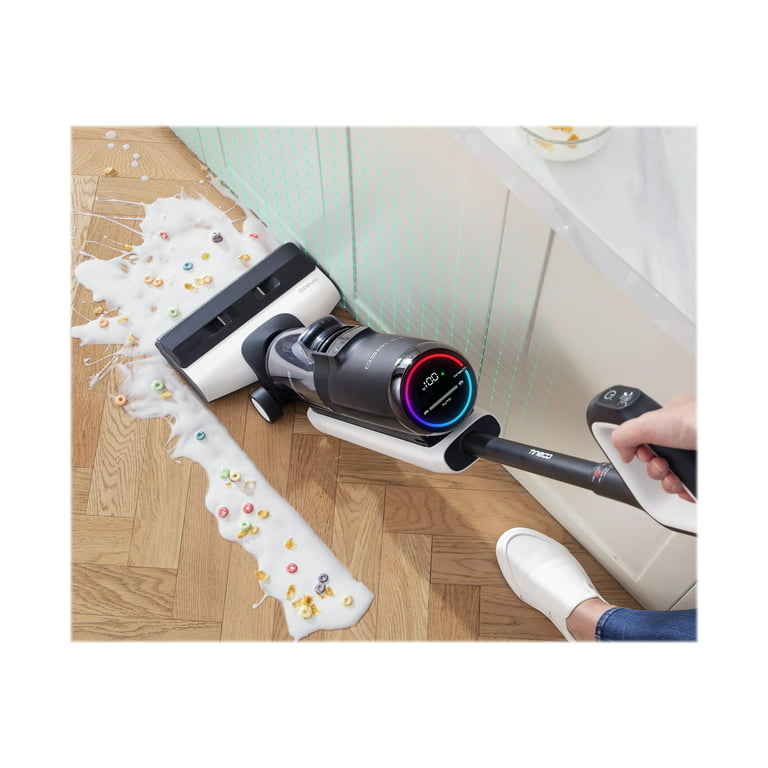 Tineco Floor One S5 Pro 2 Cordless Wet Dry Vacuum Smart Hardwood Floor Cleaner Machine, One-Step Cleaning Mop for Sticky Messes and Pet Hair, LCD
