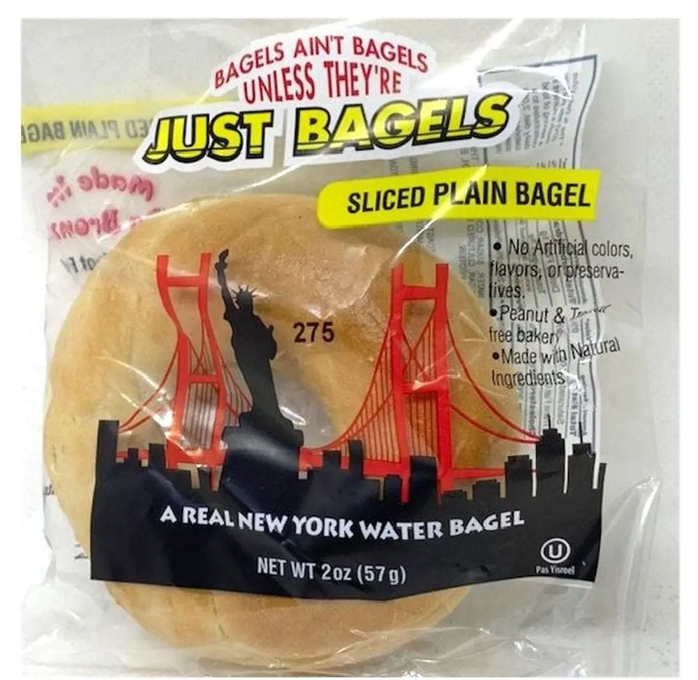 Pinnacle Foods Lenders Traditional Plain Sliced Bagel, 4 Ounce