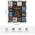 thumbnail image 3 of Fathers Day Dad Gifts Throw Blanket 60" x 50", Birthday Gifts for Dad from Daughter Son, Father Gifts from Kids, Dads Birthday Gifts Ideas, 3 of 4