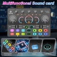 thumbnail image 3 of Paquete para podcast SquarockTek micrófono XLR USB y mezcladora RGB, 3 of 8