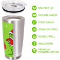 thumbnail image 2 of 20oz Christmas Tumbler with Lid, Stainless Steel Vacuum Double Wall Insulated Travel Tumblers Coffee Mug, 2 of 6