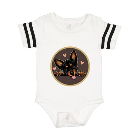

Inktastic Miniature Pinscher Dog Cute Gift Baby Girl Bodysuit