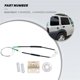 thumbnail image 5 of For MK1 L314 LN 1997-2006 3/5 Door CVH101202 Car Window Regulator Repair Set Rear Right, 5 of 5