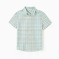 thumbnail image 3 of PatPat Family Matching Green Plaid Shirt or Ruffle Sleeves Bow Side Wrap Bottom Dress with Hidden Snap, 3 of 7