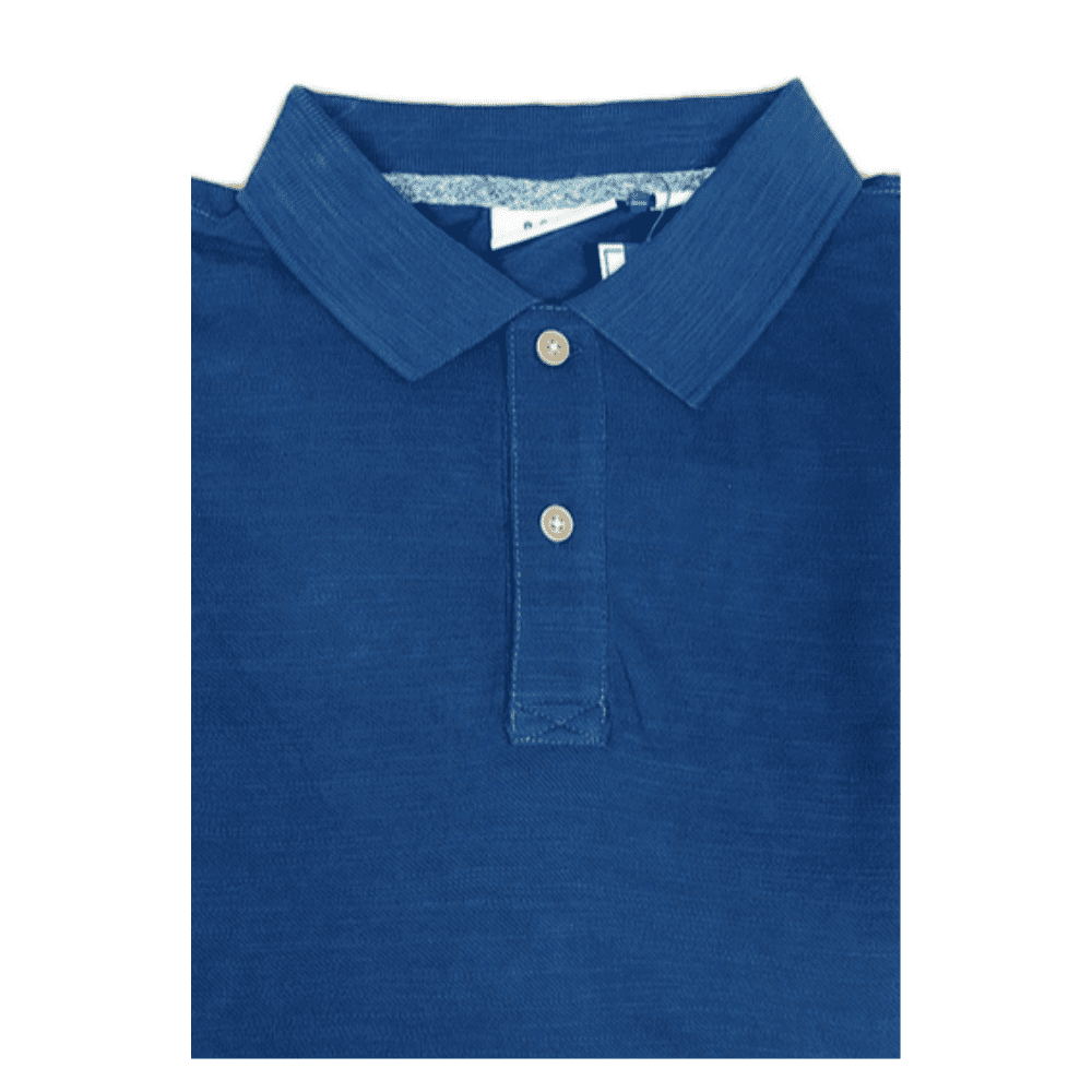 Rowm Men's Solid Polo Shirt Organic Cotton Navy Size XLT - Walmart.com