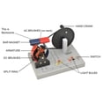 thumbnail image 2 of Eisco Labs Modelo de generador de CA/CC con motor de demostración accionado manualmente con guía de experimentos, 2 of 4