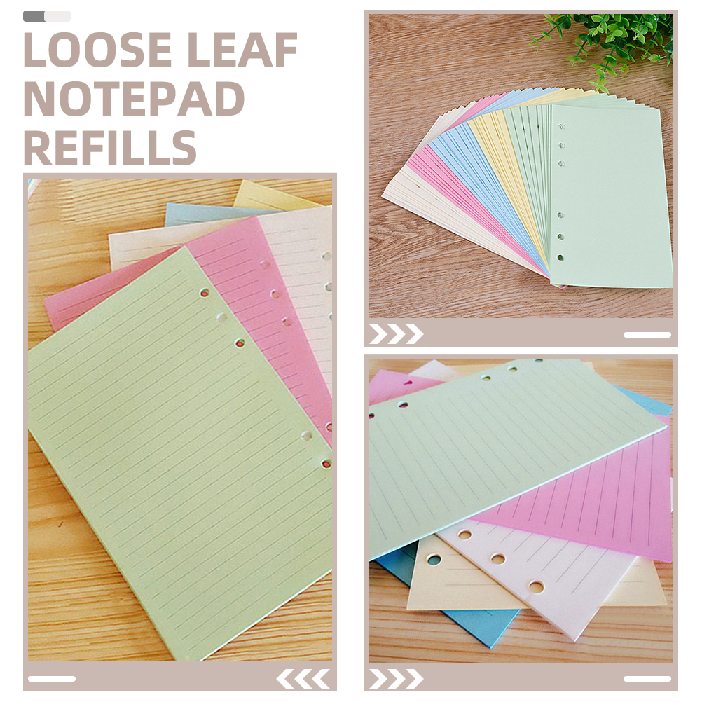 Zehuanyu  3 Books Graph Paper Notebook Journal Notebooks Loose Leaf Replacement Page
