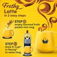 thumbnail image 4 of Gevalia Frothy 2-Step Cinnamon Dark Chocolate Flavored Latte Espresso Style Keurig K-Cup® Coffee Pods & Froth Packets Kit, 6 ct Box, 4 of 15
