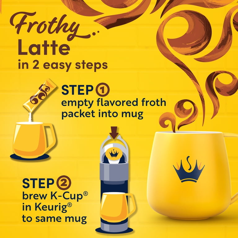 Gevalia Frothy 2-Step Cinnamon Dark Chocolate Flavored Latte
