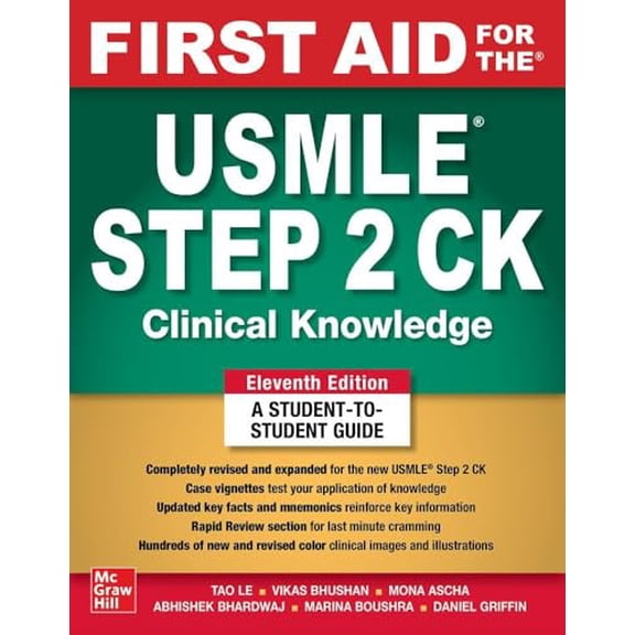 Pre-Owned First Aid for the USMLE Step 2 Ck, Eleventh Edition (Paperback) 1264855109 9781264855100