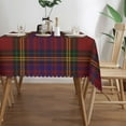 thumbnail image 2 of Rectangle Table Cloth, Anderson of Kinnedear Red Family Tartan Resistant Washable Tablecloth Decorative Table Cover for Dining, Indoor and Outdoor, 2 of 6