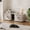 灰色, variant on Cat Litter Box Enclosure for 2 Cats, Hidden Litter Box Furniture Cabinet with Double Room, Double Cat Litter Box Enclosure, Indoor Cat House, 43.4 x 18.1 x 17.7 Inches