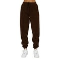 thumbnail image 5 of Seyurigaoka Women's 2 Piece Fall Corduroy Outfits Long Sleeve Crewneck Sweatshirts Pullover + Jogger Pants Tracksuit Set, 5 of 7