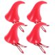 thumbnail image 1 of KAKOWELY 2 Pares De Horquillas De Cuerno Rojo Fácil Para Fiestas Y Eventos, 1 of 6