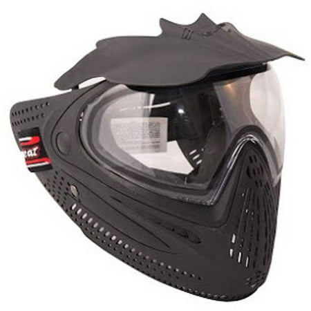 ALEKO PBSRDLM06BK Anti Fog Paintball Face Mask with Visor Full Coverage Protection Gear, Black