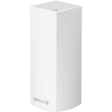 Linksys WHW0301 Velop Intelligent Mesh WiFi System: AC2200 Tri-Band Wi-Fi Router, Wireless Network for Full-Speed Home Coverage (White, 1-Pack)