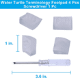 thumbnail image 3 of CPAN Pool Cleaner Part Kit with AXV417WHP Pod Swings, AXV604WHP Front and Rear Bezels, AXV434WHP Flaps, AXV414P Pod Shoes Fit For Hayward Navigator Pool Vac Ultra Pool, 3 of 8