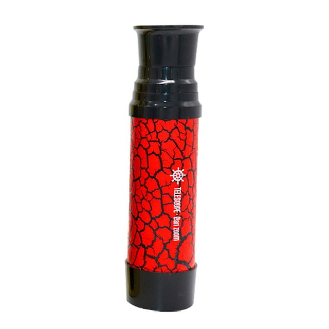 Télescope Simple Portable de Pirate Jeu d'Imitation Cadeau Jouet Télescope Simple pour Enfants pour Rouge A
