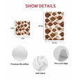 thumbnail image 7 of Brown Geometric Moroccan Kitchen Dish Towels for Drying Dishes Set of 2, Abstract Art Coffee Ombre Modern Waffle Weave Microfiber Hand Tea Bathroom Towels Quick Dry & Absorbent Towel 15.7x23.6, 7 of 7