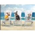 thumbnail image 1 of Cuadro Decorativo - chicas de playa Jr  Impresión en canvas, estrechado., 1 of 1