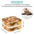 thumbnail image 5 of Shell Square Travel Jewelry Box Earring Necklace Bracelet Holder Organizer Stand Display Case Decorative Storage Box, 5 of 6