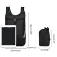 thumbnail image 2 of FUZHIQ Foldable Lightweight Travel Backpack for Adults Packable Hiking Daypack Water Resistant for Outdoor Camping Hiking Sightseeing Trips, Grey, 2 of 5