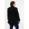 thumbnail image 3 of Abrigo con capucha Roman Fashion /Tallas Extras, 1020 (Negro) negro 36, 3 of 7
