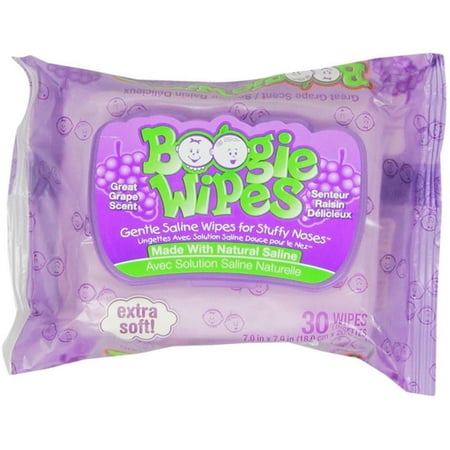 Boogie Wipes Grape - 30ct