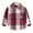 Red, variant on GYRATEDREAM Toddler Baby Boys Girls Plaid Flannel Shirt Jacket Kids Long Sleeve Lapel Button Down Shirts Fur-Lined Coat Children Lightweight Tops Outwear Clothes Yellow for 6 Months-14 Years