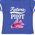 thumbnail image 4 of Inktastic Future Pilot Girls Airplane Career Girls Toddler T-Shirt, 4 of 5