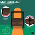 thumbnail image 3 of Buro Mesa Lateral de Noche Mubson Trevi Color negro, 3 of 5