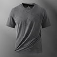 thumbnail image 2 of KIHOUT Men's Lightning Print Quick-Dry Short Sleeve T-Shirt, Athletic Stretch Crew Neck Tee for Sports & Casual Wear, 2 of 9