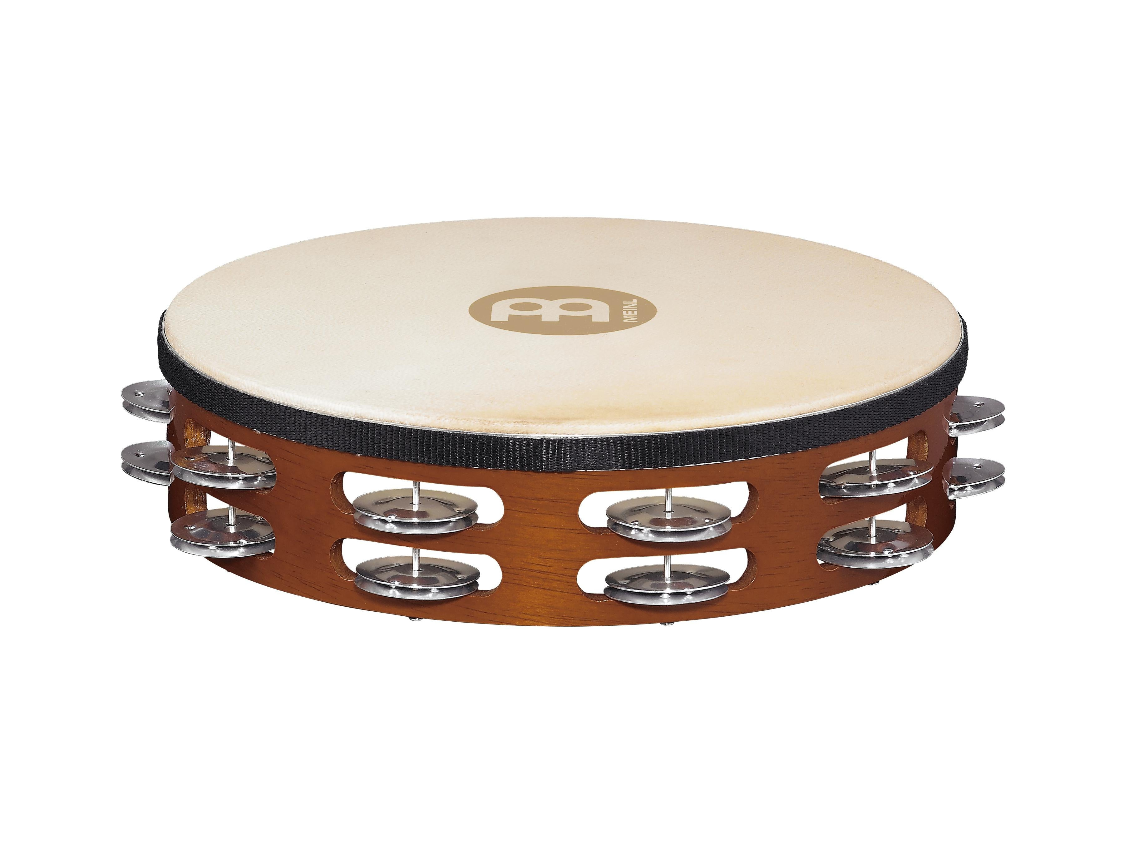 Meinl Percussion Traditional GoatSkin Wood Tambourine w/ Aluminum
