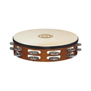 Meinl Percussion Traditional Goat-Skin Wood Tambourine w/ Aluminum Jingles