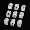 thumbnail image 4 of 20 Piezas Hermoso Adorno de Perlas de de Imitación en Forma de DIY Flatback Center Craft Hair Bow Making Wedding Ribbon Bow Suministros Baoblaze Adorno de perlas, 4 of 8